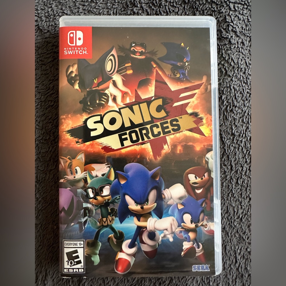 Nintendo Sonic Forces - Red, Black, and Blue